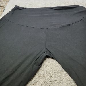 Women's Black Leggings - Unknown - XXL